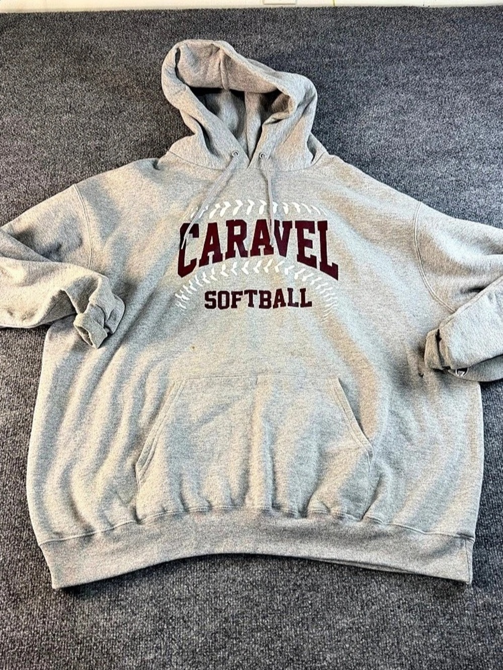 Champion Eco Authentic Softball Hoodie in Gray XXL